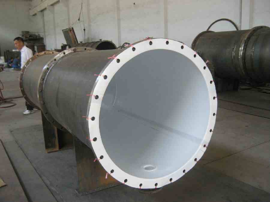 江蘇兆輝防腐鋼襯四氟塔器,離子交換柱的應用